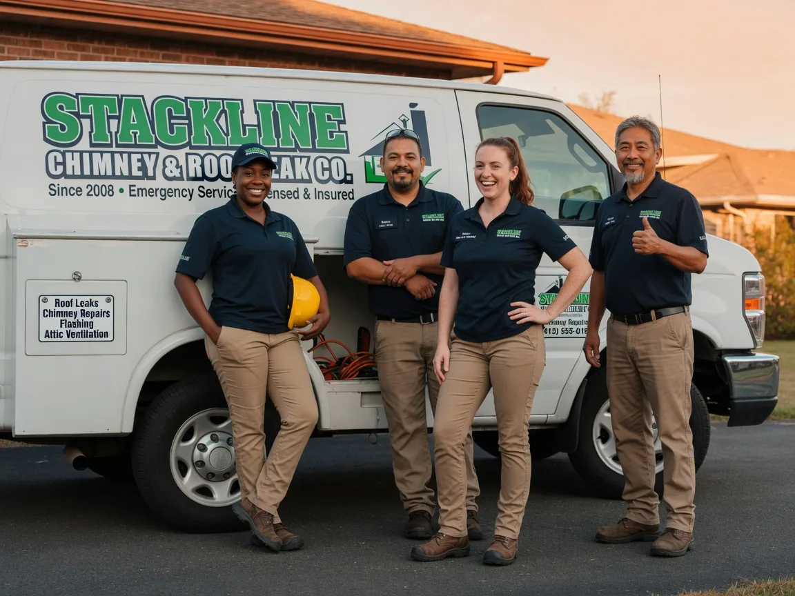 Chimney flashing repair company in Thomasville, PA